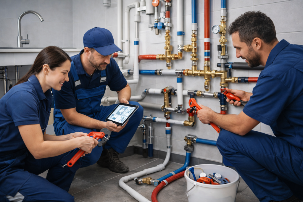 Strokovne vodovodne inštalacije in montaža - Ekoflam