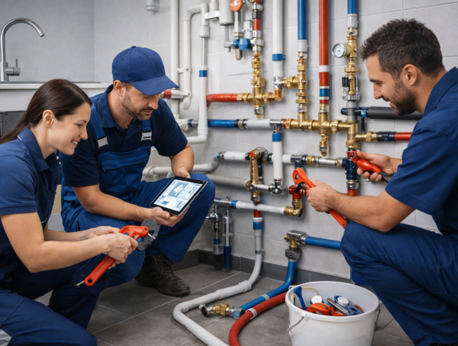 Strokovne vodovodne inštalacije in montaža - Ekoflam